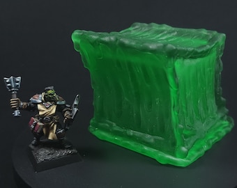 Gelatinous Cube - SRS Studios - Large/Huge Monster - DnD | Pathfinder | TTRPG - 3D Resin Print