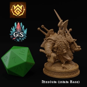 Durth the Collector - Witchguild Miniatures - Medium/Large/Gargantuan Figurine or 100mm Bust - DND | Pathfinder | TTRPG - 3D Resin Print