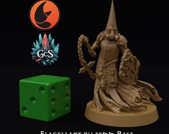 Flagellant - Crab Miniatures - 3d Resin prints for Grimdark Skirmish Games