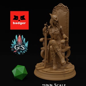 Lady Maria of the Astral Clocktower - Redbadger Games - 75mm Display Figure - Bloodborne Fan Art - 3D Resin Print