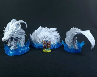 Leviathan - DND | Pathfinder | TTRPG - Gargantuan Sea Monster - Sea Dragon / Sea Serpent - Sync Ratio Studios