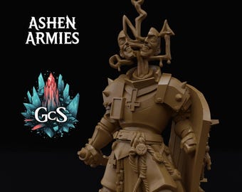 Dread Cantor - Ashen Armies - 3d Resin print for Grimdark Skirmish Games