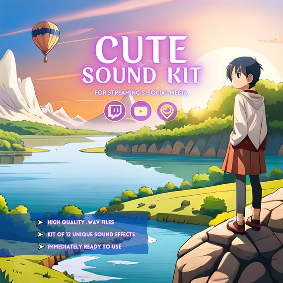 Cute Sound Effects Kit | 12 Original Jingles for Streamers (Digital Download)