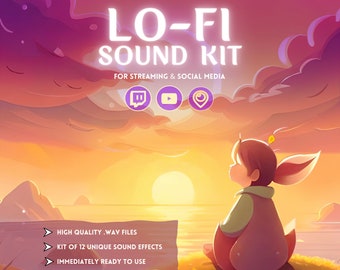 Lo-Fi Sound Kit | 12 Original Jingles for Streamers