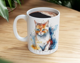Cat Lover Gifts, Cat Coffee Mug, Crazy Cat Lady, Cute Cat Mug