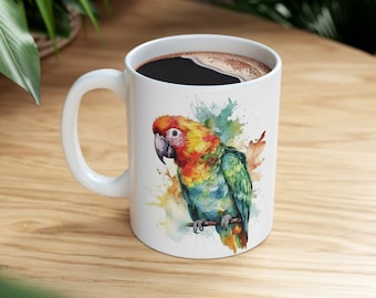 Fågelkaffemugg, fågelmugg, fågelälskarmugg, fågelälskaregåvaKeramikmugg 340 ml