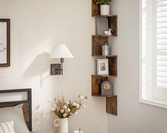 Handmade Corner Shelving