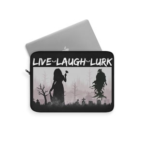 Spooky Laptop Sleeve, Horror iPad Cover, Gothic MacBook Case