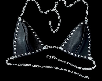 BLVD ANGEL Leder Neckholder Ketten BH