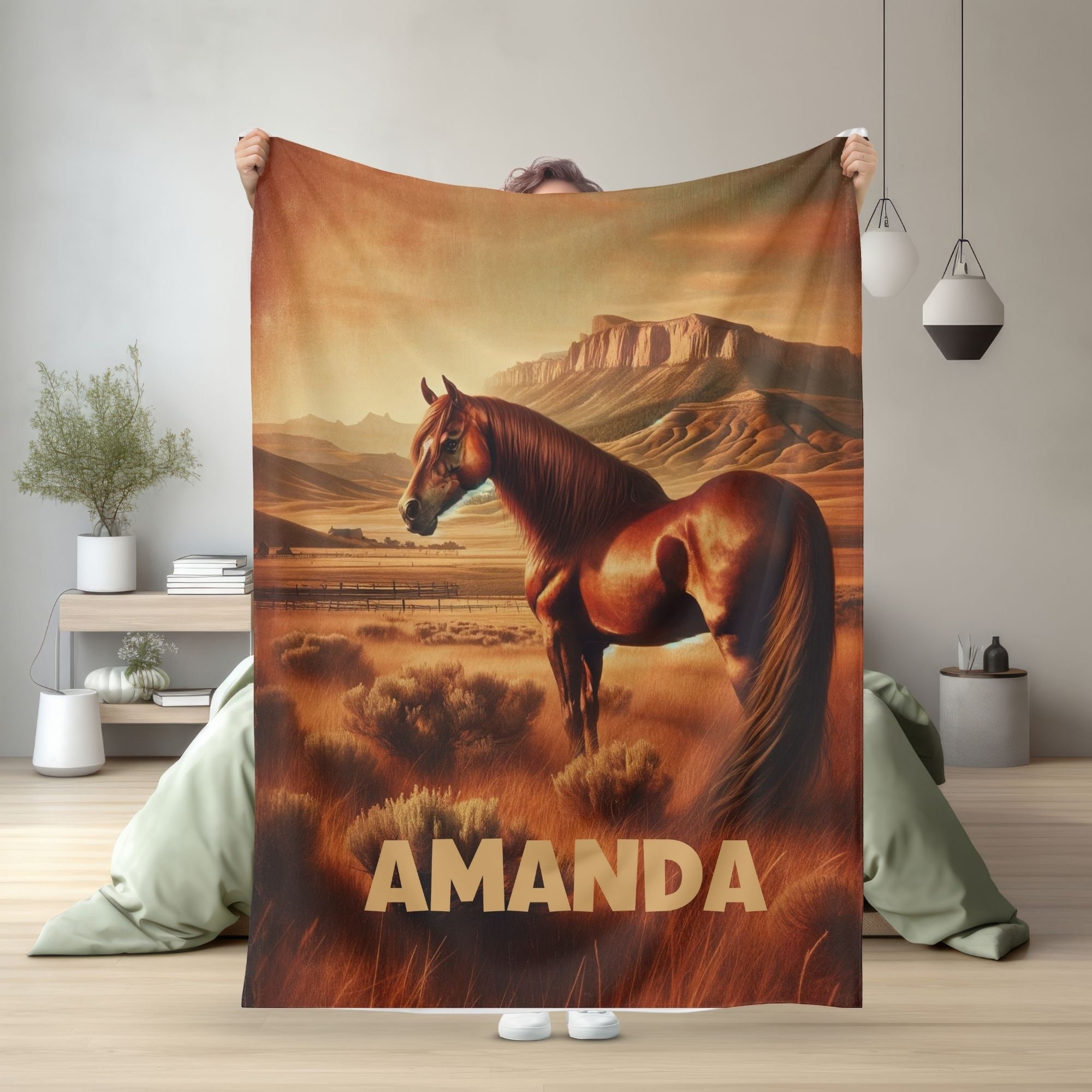 Plush Horse Blanket Etsy
