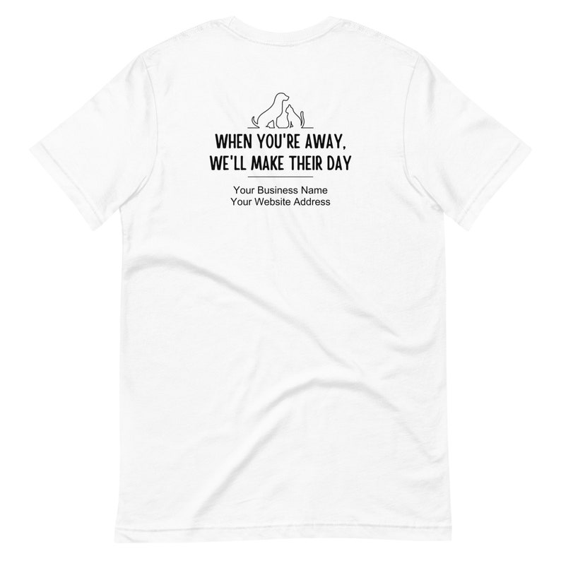 Personalized Pet Sitter t-shirt | Funny Pet Sitter Shirt | Dog Walker t-shirt | Unisex t-shirt