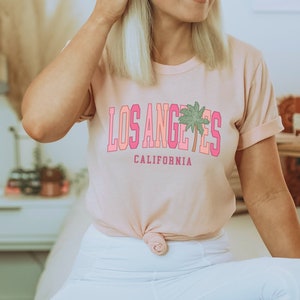 Los Angeles Shirt Cute Los Angeles T-Shirt Los Angeles T Shirt Los Angeles California Vacation Tee Los Angeles Crewneck Beach Coverup