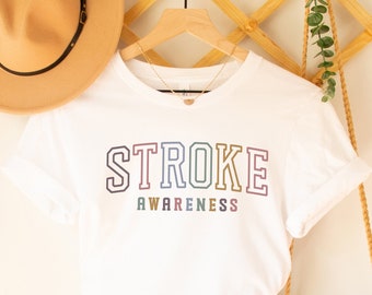 Stroke Awareness Shirt Stroke Awareness T-Shirt Stroke Tee Stroke Support Shirt Stroke Tee Stroke Gift