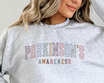 Parkinson's Disease Awareness Sweatshirt Parkinson's Awareness Sweater Parkinson's Top Parkinson's Sweater Parkinsons Support Crewneck