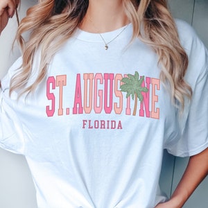 St. Augustine Shirt Cute St. Augustine FL T-Shirt St. Augustine Shirt St Augustine Florida Vacation Tee St. Augustine Crewneck Beach Coverup
