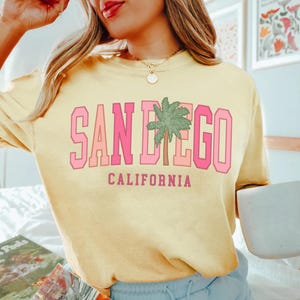 Comfort Colors San Diego Shirt Cute San Diego CA T-Shirt San Diego T Shirt San Diego California Vacation Tee San Diego Beach Coverup
