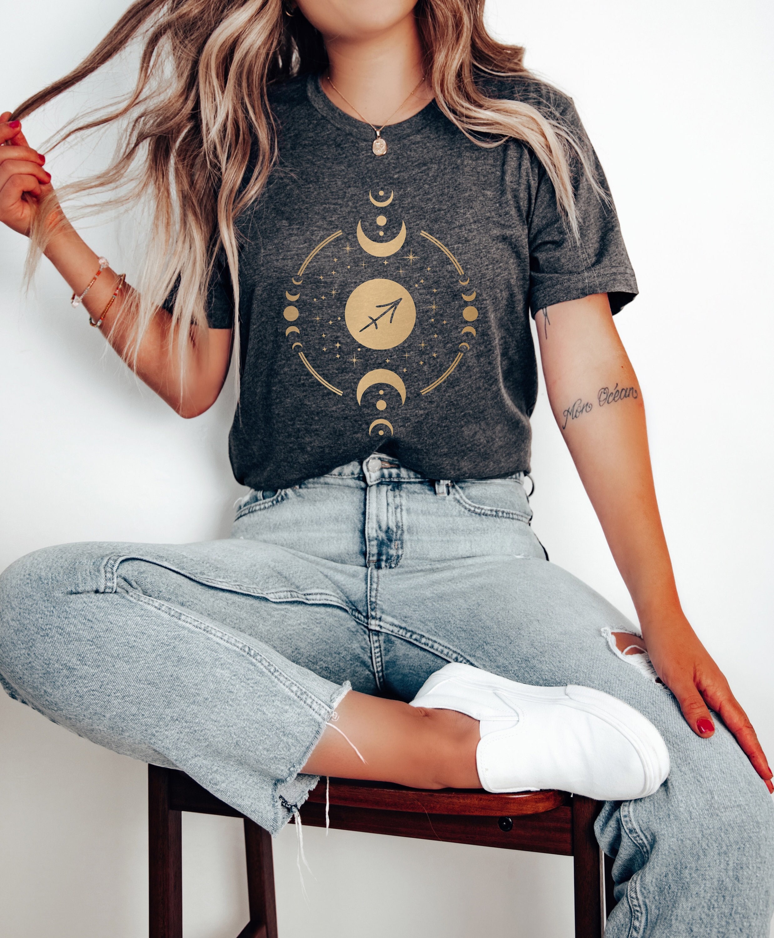 Sagittarius Zodiac Polynesian Long Sleeve Shirt Unique Style - Black LT8 main image 0