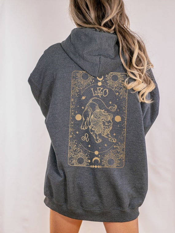 Sun Sign Leo Hoodie, Zodiac Sign Leo Hooded Sweatshirt, Horoscope Leo Hoodie, Astrological Sweater, Birth Sign Leo Hoodie, Hooded Sweatshirt