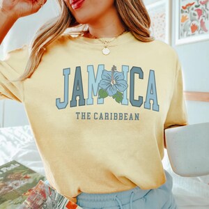 Comfort Colors Jamaica Shirt Jamaica T-Shirt Jamaica Hibiscus Shirt Jamaica Vacation Top Summer Jamaica Trip TShirt Jamaica Vacay Jamaica Banana