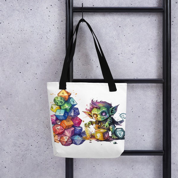 Dice Goblin Tote bag