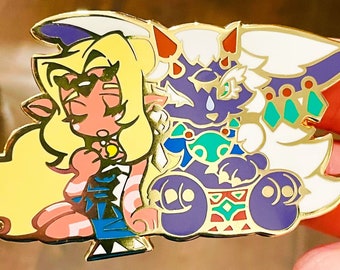 Rauru X Sonia [TOTK Hard Enamel Pin]