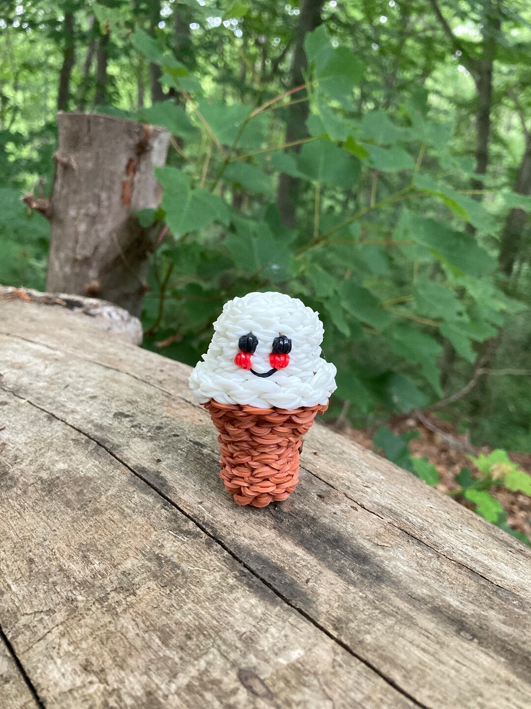 Rainbow Loom Ice Cream Cone Etsy