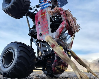 Overstuur Hobby's Losi Mini LMT Zombiebumper- en vlagkits: duurzaam TPU, eenvoudig te installeren