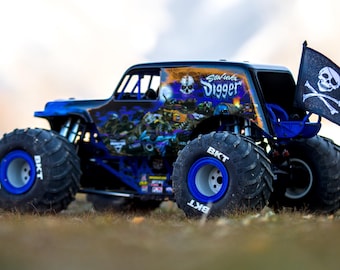 Losi V1/2.0 LMT piratenvlagkit: klikbare, duurzame RC-upgrade van Oversteer Hobbies