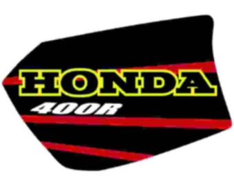 2001 Honda XR400R benzinetanksticker grafisch OEM restauratiereplica
