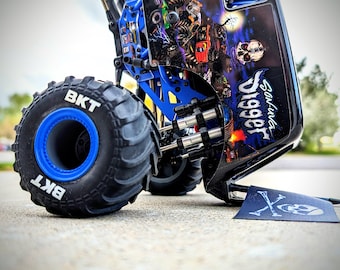 Losi Mini LMT Rear Bumper & Flag Kit: Durable TPU, Easy Install-