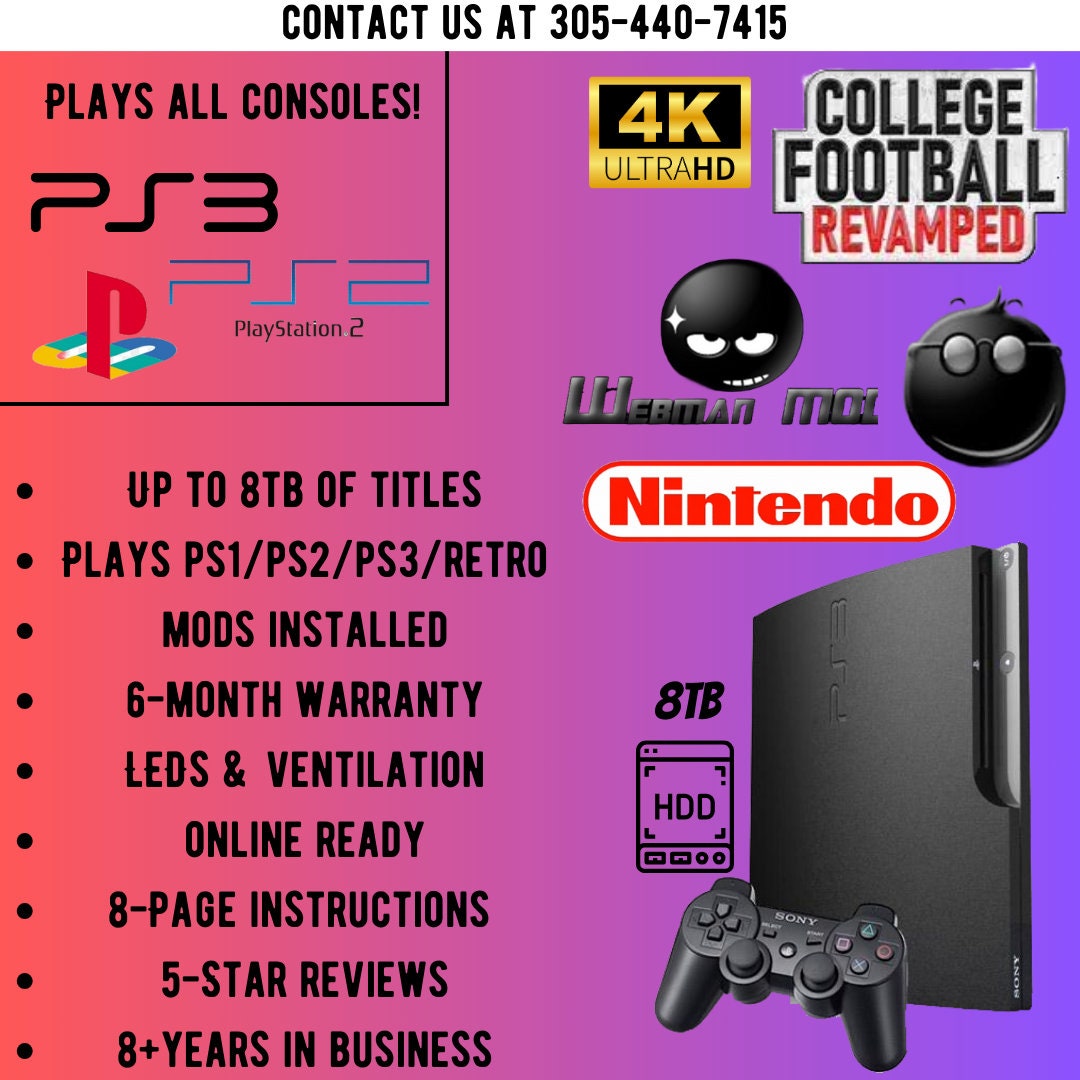 Play The Retro Games You Love On ANY PS3 CFW & HEN 