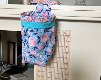 Thread Bin and Pin Cushion / Thread Catcher/ Pin Cushion/ Quilted ...