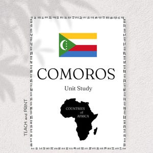 COMOROS - Countries of Africa Unit Study