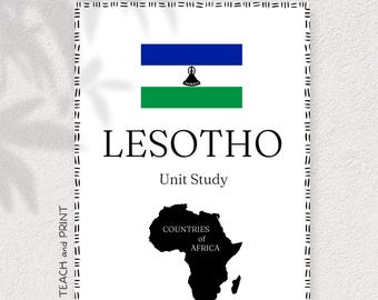 LESOTHO - Unidad de estudio sobre países de África