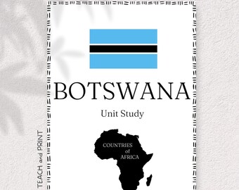 BOTSWANA - Estudio de unidad sobre países de África