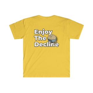 The Decline Based clothing funny t-shirts political anti-establishment new world order media evil media _01 -Back-Print-Softstyle Light-T