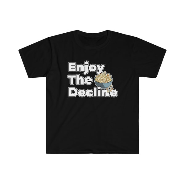 The Decline Based clothing funny t-shirts political anti-establishment new world order media evil media _01 -FrontPrint-Softstyle-Dark-T