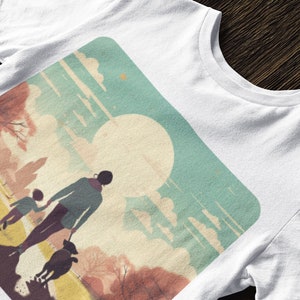 Dog Lover Shirt Dog Lover Gift Dog Walking Shirt Dog Family Dog Mom Gift Dog Family Gift Dog Art t-shirt Painting Classic Gift