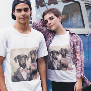 Hundeliebhaber Shirt Hund süßer Hund Dackel Shirt Weiner Hunde Geschenk Paar Geschenk Hochzeitsgeschenk Jahrestagsgeschenk Verlobungsgeschenk