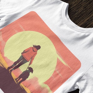 Dog Lover Shirt Dog Lover Gift Dog Walking Shirt Dog Family Dog Mom Gift Dog Family Gift Dog Art t-shirt Schilderij Classic Gift
