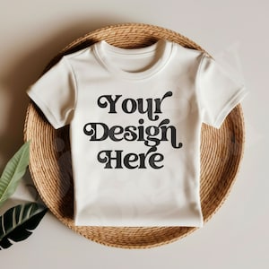 Kids TShirt Mockup, Mockup Toddler, Bella Canvas Kids Shirt Mockup, White Kids Shirt Mockup, Kids Folded Shirt Flatlay Mockup, Kids Boho