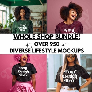 Whole Shop Mockup Bundle Entire Shop Bundle Bella Canvas 3001 Mockup Bundle Gildan 18000 Mockup Bundle Comfort Colors Mockup Bundle