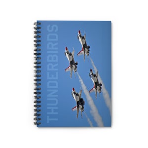 Donnervogel in loser Diamant-Formation - Spiralnotizbuch - Linierte Linie