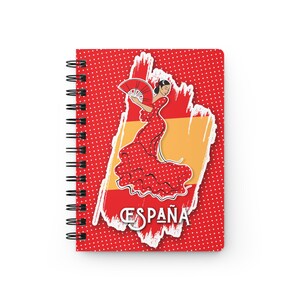 Flamenco Dancer - España Olé - Spiral Bound Journal