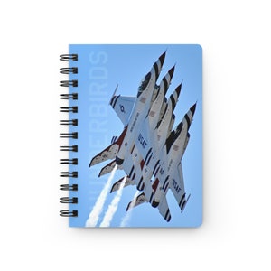 Thunderbirds in Tight Formation - Spiral Bound Notebook/Journal