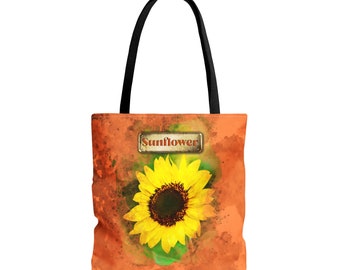 Tote Bag - Sunflower - Orange