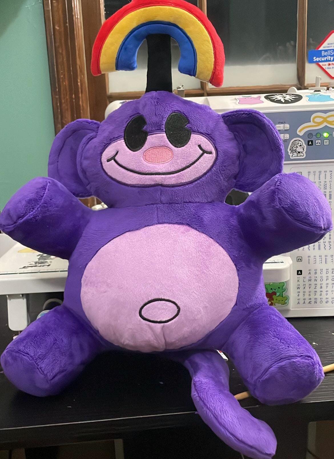 Rainbow Monkey Plush (made to Order) - Etsy
