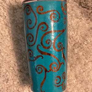 Wood grain Peek-a-boo Tumbler