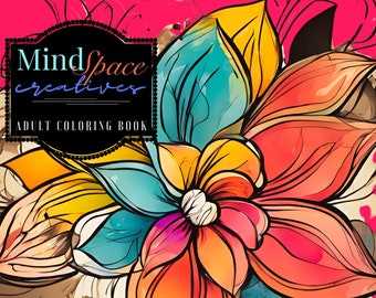 20 Páginas para colorear de flores de Mandala / Páginas para colorear de Mandala imprimibles / Imágenes para colorear de Mandala conscientes imprimibles / Impresión de Mandala descargable