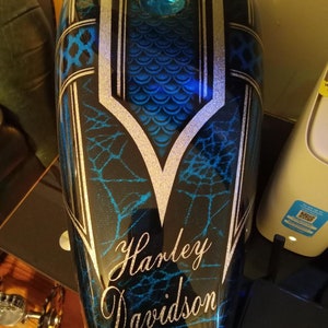 Harley Davidson Custom Painted Tanks